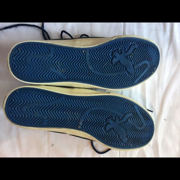 American Eagle Men’s Floral Navy Canvas Shoes EUC - Picture 9 of 12